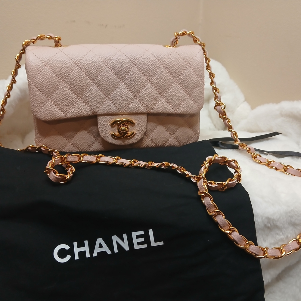 Chanel Pink Quilted Women's Bag